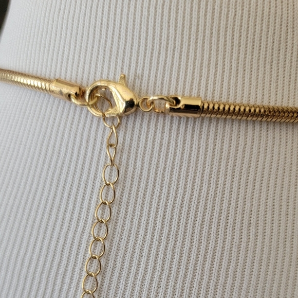 Gold Necklace & Earring Set - NWOT - Picture 3 of 3